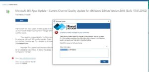 Microsoft 365 Apps Update stuck at 50 percent download with SCCM Error 0x800D000E or 0x8000000E