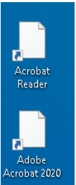 Adobe Acrobat Reader Icons missing in windows 10